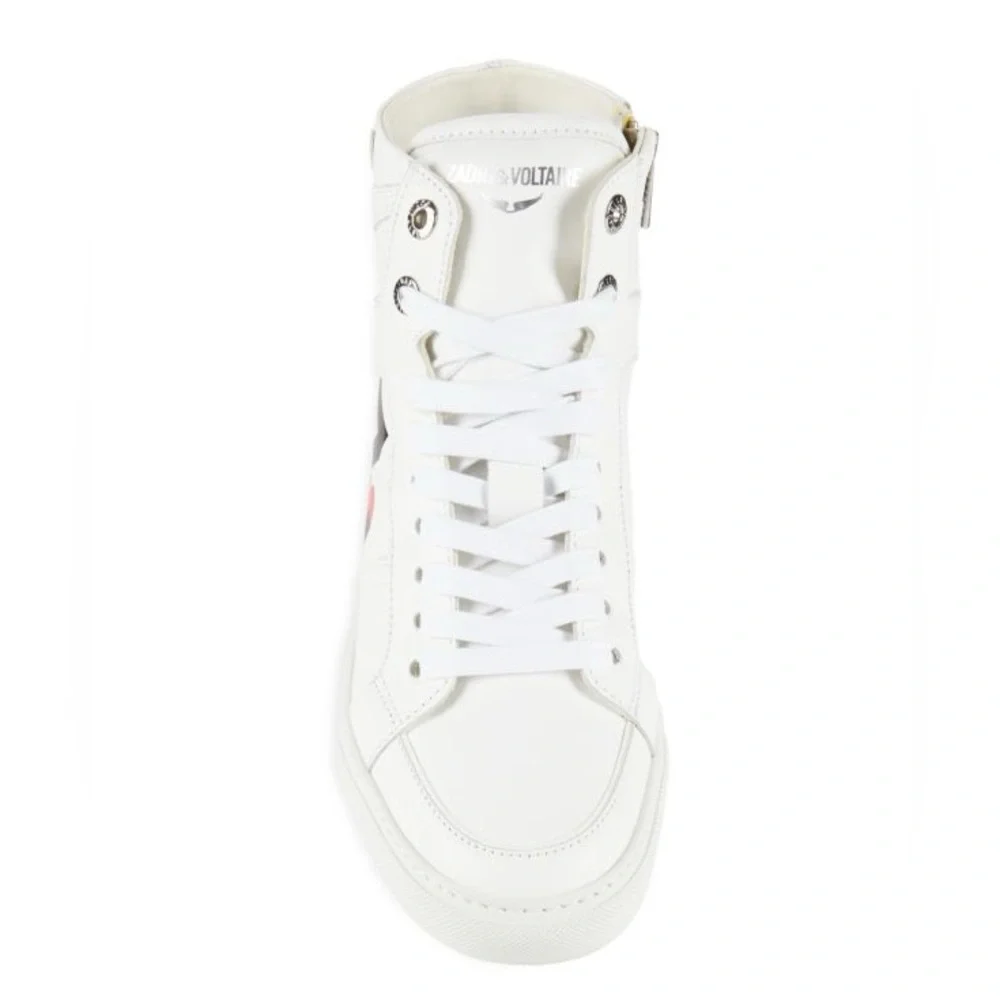 Zadig & Voltair Valentine edition Logo High Top Zip Sneakers - Picture 6 of 6